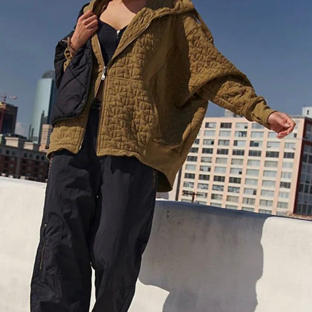 Free People Movement All Your Love Quilted Hoodie Size XS $148 Sold Out